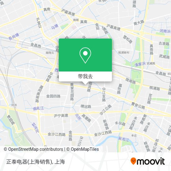 正泰电器(上海销售)地图