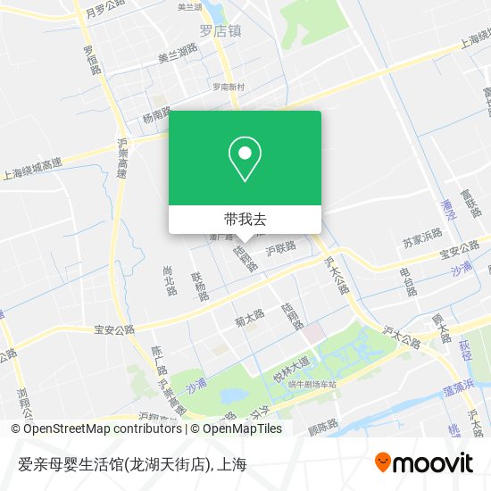 爱亲母婴生活馆(龙湖天街店)地图