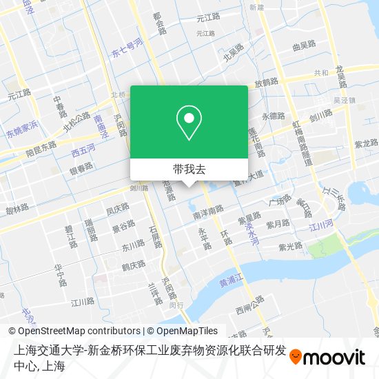 上海交通大学-新金桥环保工业废弃物资源化联合研发中心地图