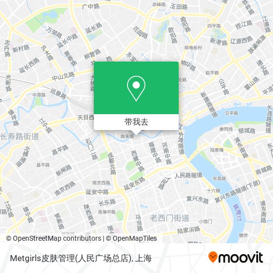 Metgirls皮肤管理(人民广场总店)地图