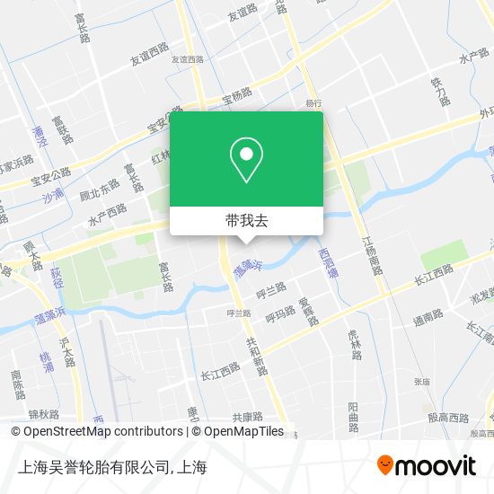 上海吴誉轮胎有限公司地图