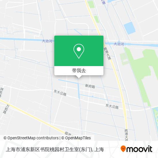 上海市浦东新区书院桃园村卫生室(东门)地图