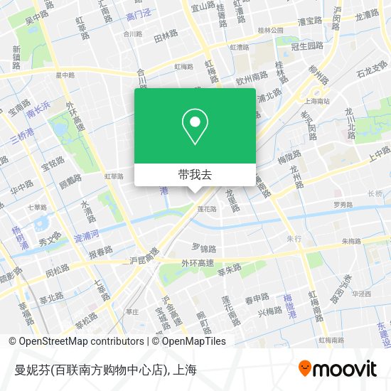 曼妮芬(百联南方购物中心店)地图