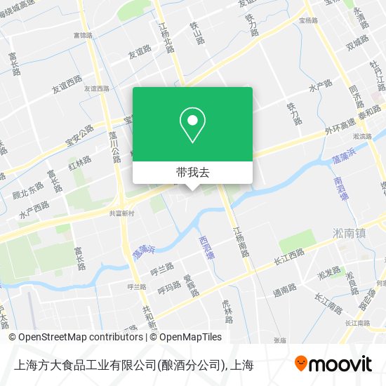 上海方大食品工业有限公司(酿酒分公司)地图