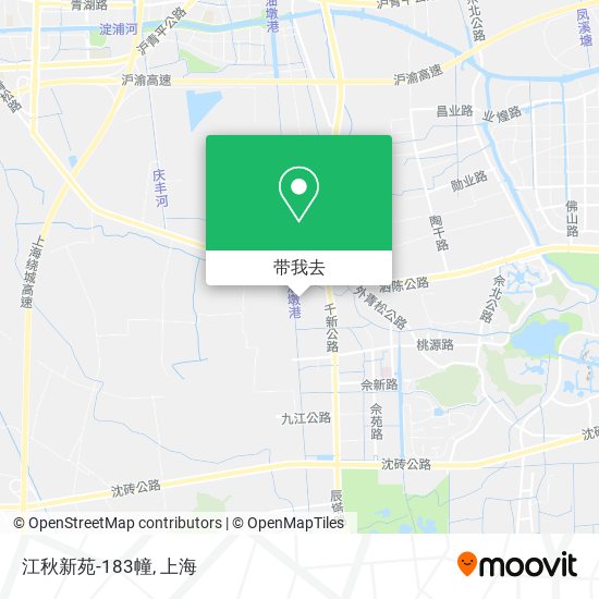 江秋新苑-183幢地图