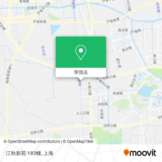 江秋新苑-183幢地图