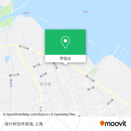 徐行村合作农场地图