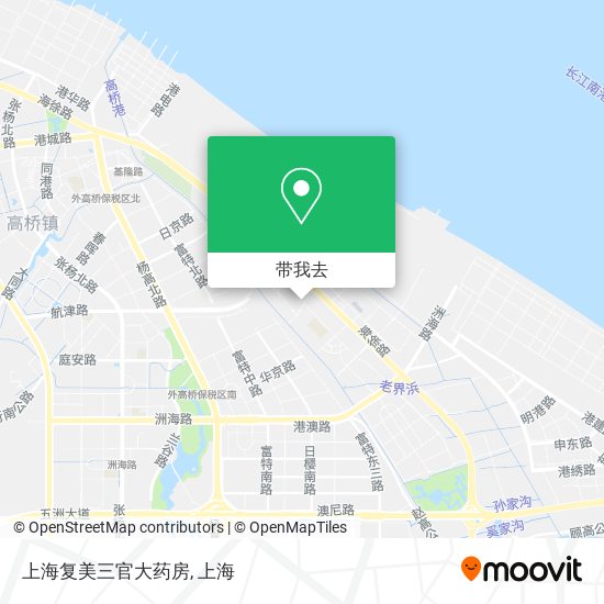 上海复美三官大药房地图
