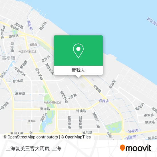 上海复美三官大药房地图