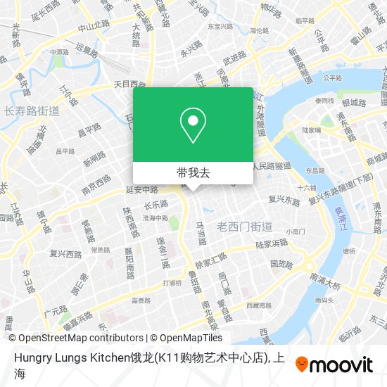 Hungry Lungs Kitchen饿龙(K11购物艺术中心店)地图