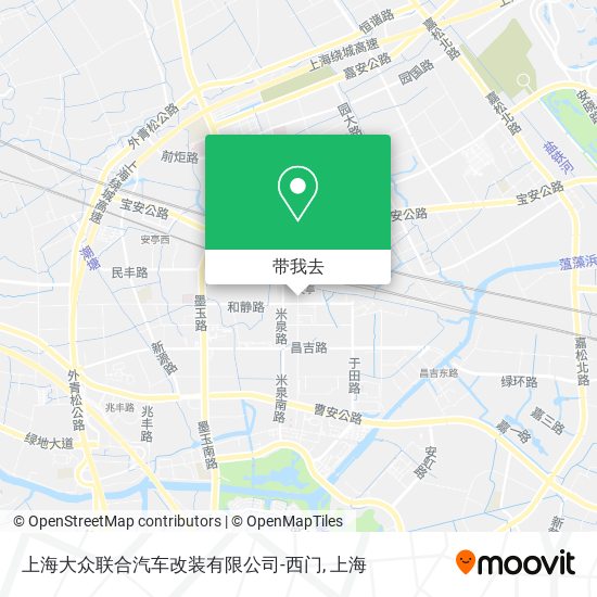 上海大众联合汽车改装有限公司-西门地图