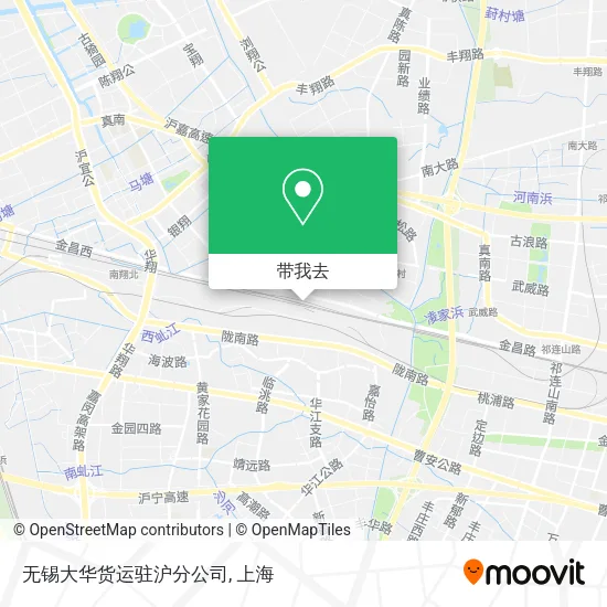 无锡大华货运驻沪分公司地图