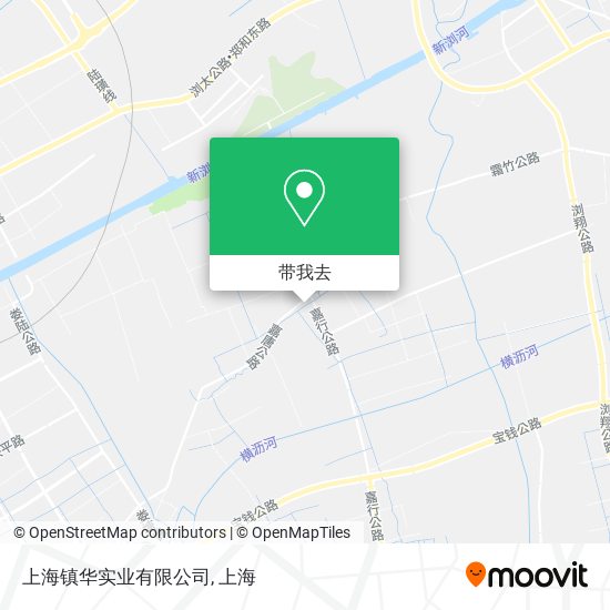 上海镇华实业有限公司地图