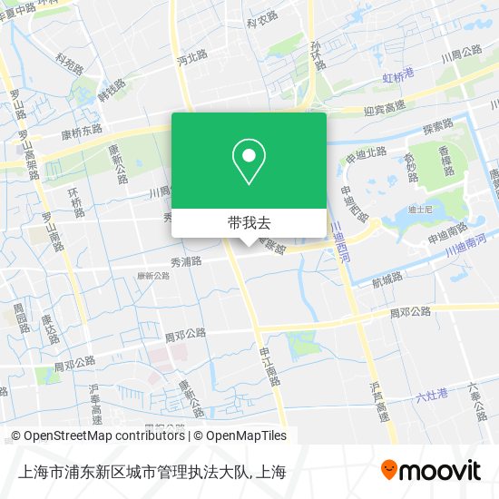 上海市浦东新区城市管理执法大队地图