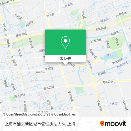 上海市浦东新区城市管理执法大队地图