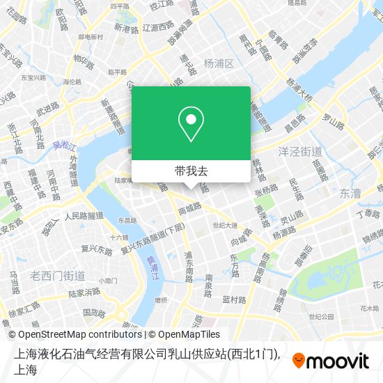 上海液化石油气经营有限公司乳山供应站(西北1门)地图