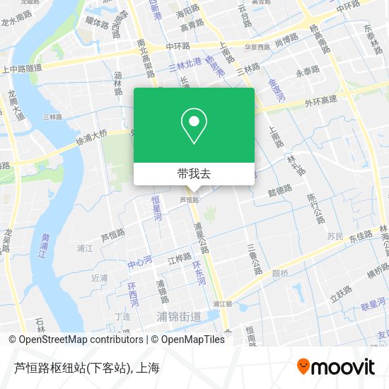 芦恒路枢纽站(下客站)地图