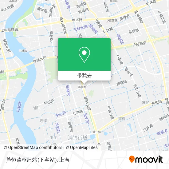 芦恒路枢纽站(下客站)地图