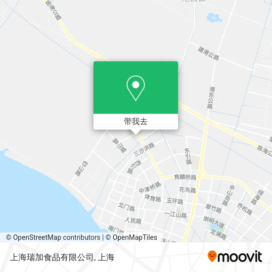 上海瑞加食品有限公司地图