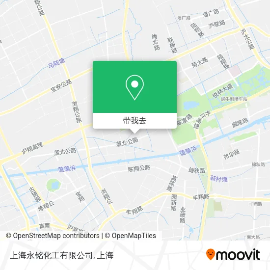 上海永铭化工有限公司地图