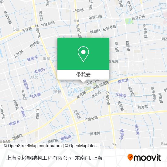 上海兑彬钢结构工程有限公司-东南门地图