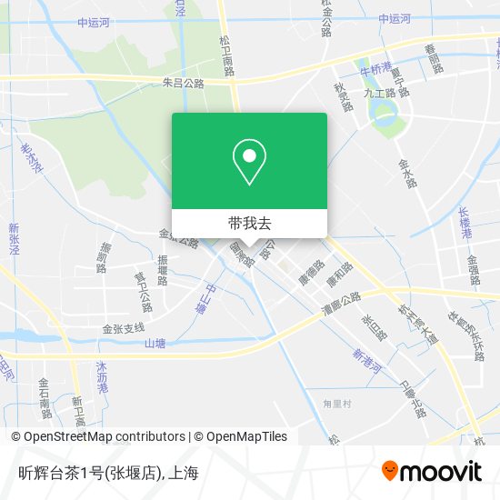 昕辉台茶1号(张堰店)地图