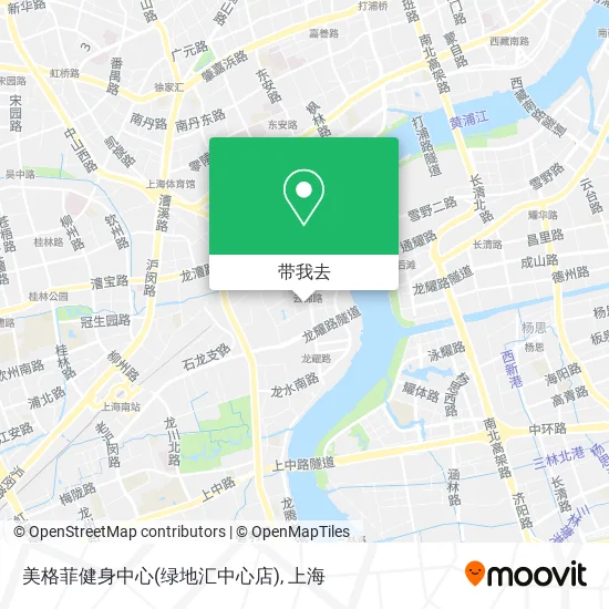 美格菲健身中心(绿地汇中心店)地图