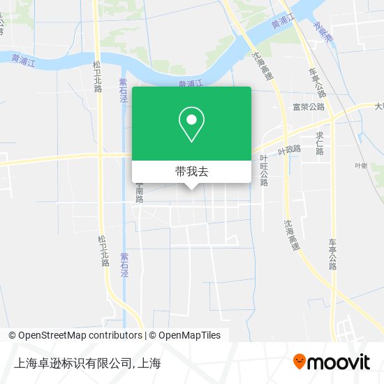 上海卓逊标识有限公司地图