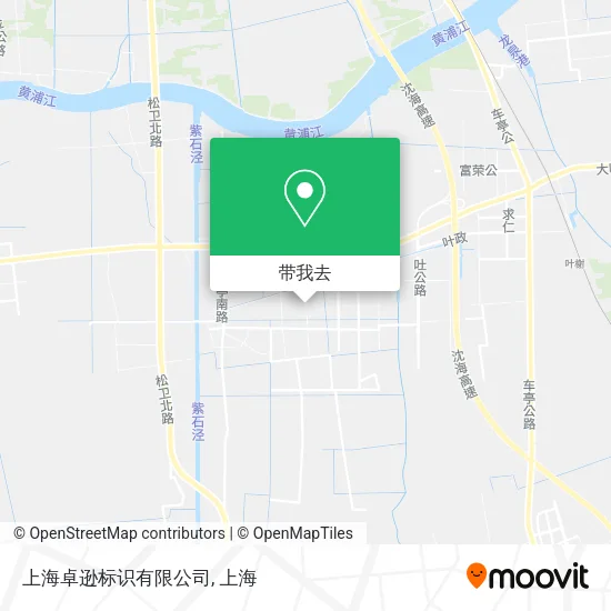上海卓逊标识有限公司地图