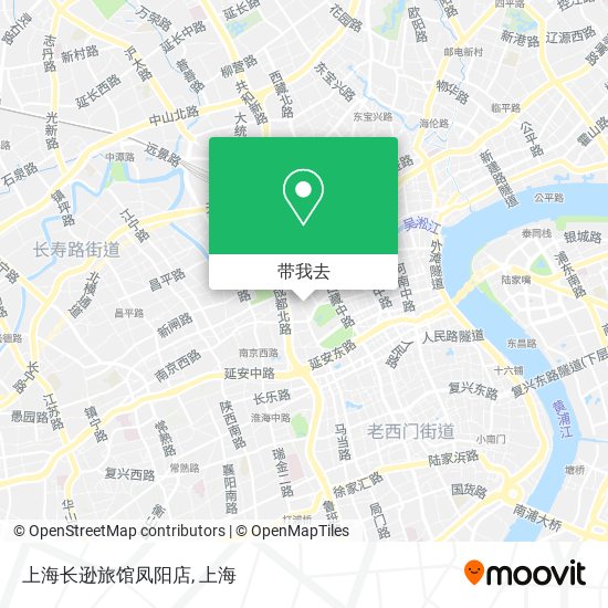 上海长逊旅馆凤阳店地图