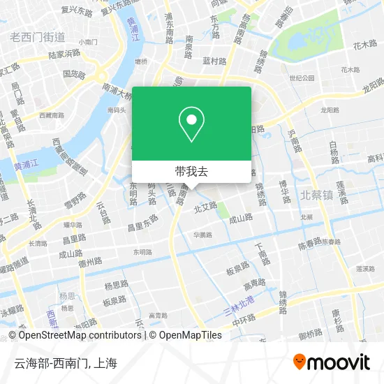 云海部-西南门地图