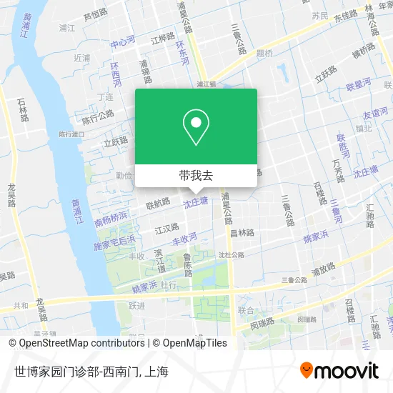 世博家园门诊部-西南门地图