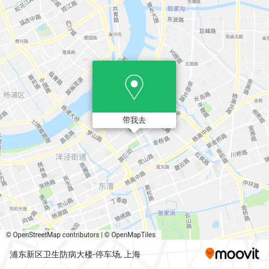 浦东新区卫生防病大楼-停车场地图