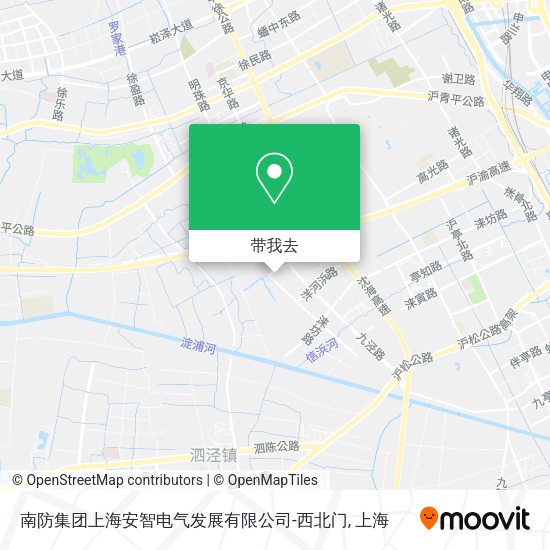 南防集团上海安智电气发展有限公司-西北门地图