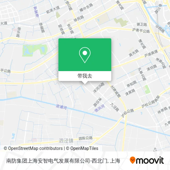 南防集团上海安智电气发展有限公司-西北门地图