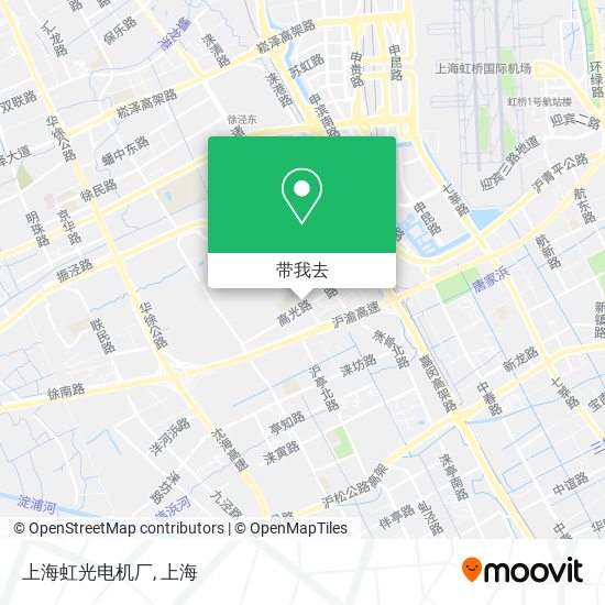 上海虹光电机厂地图