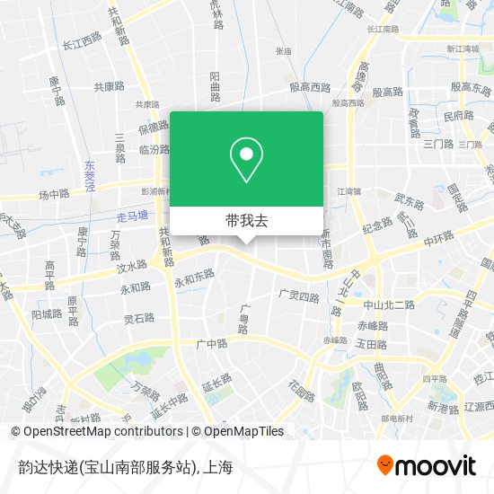 韵达快递(宝山南部服务站)地图