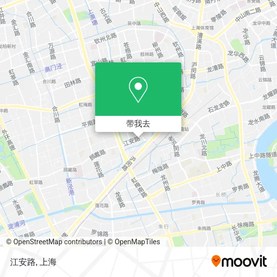 江安路地图