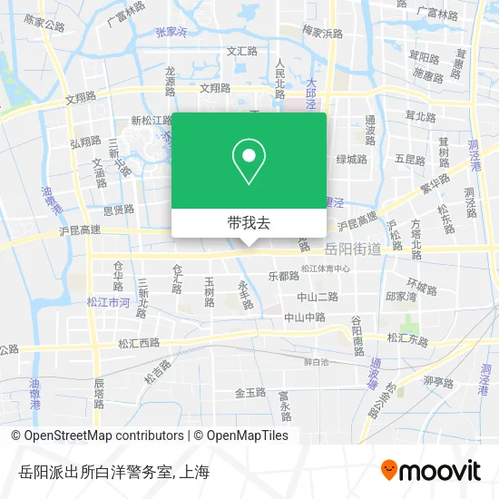 岳阳派出所白洋警务室地图