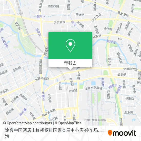 途客中国酒店上虹桥枢纽国家会展中心店-停车场地图