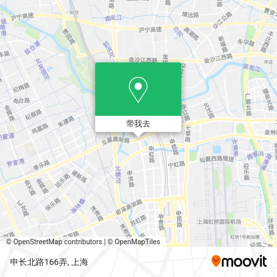 申长北路166弄地图
