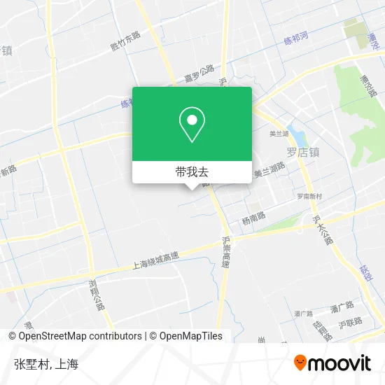 张墅村地图