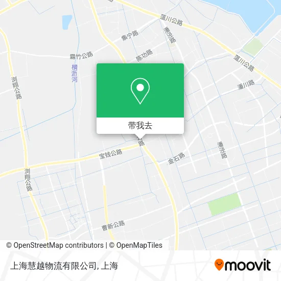 上海慧越物流有限公司地图