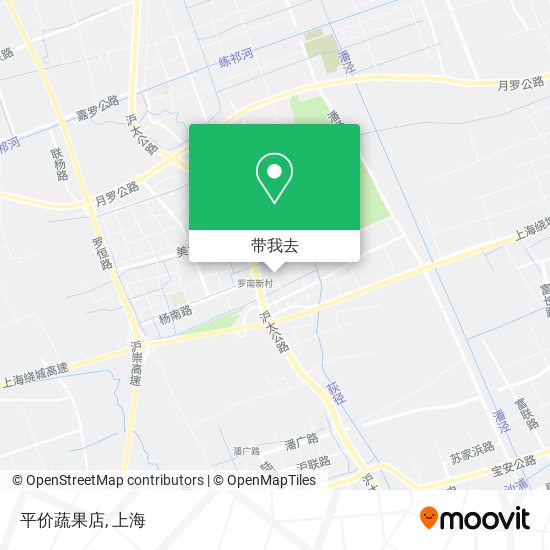 平价蔬果店地图