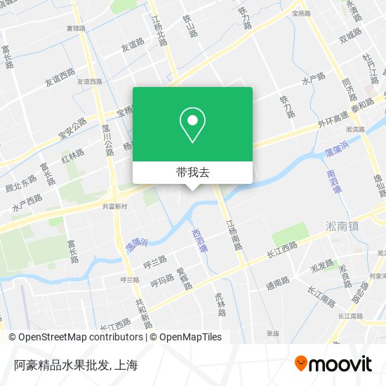 阿豪精品水果批发地图
