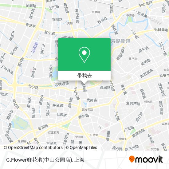 G.Flower鲜花港(中山公园店)地图
