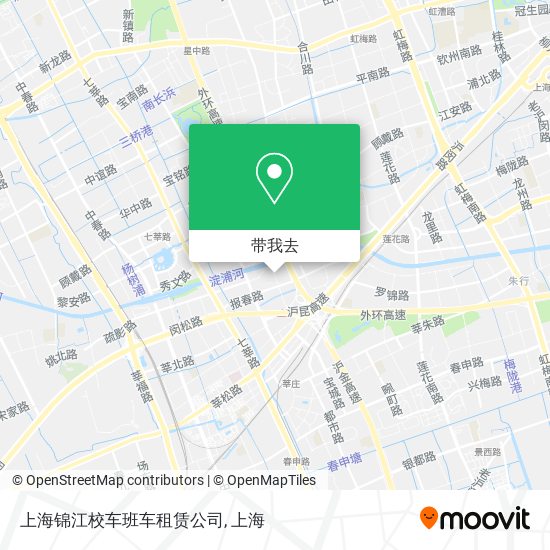 上海锦江校车班车租赁公司地图