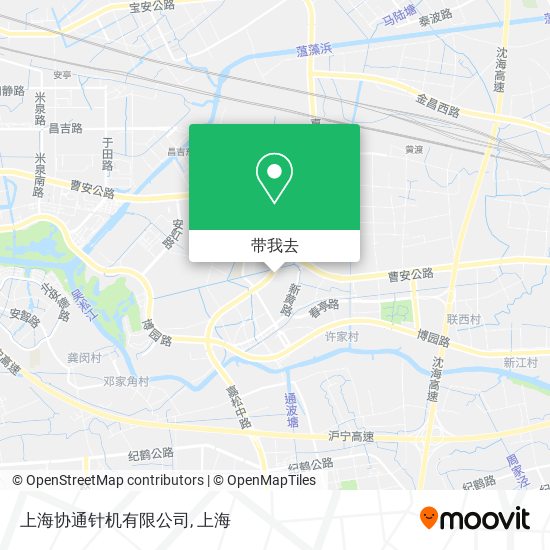 上海协通针机有限公司地图
