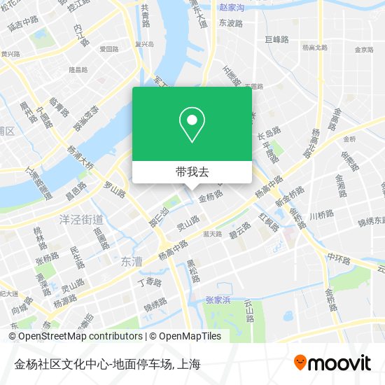 金杨社区文化中心-地面停车场地图
