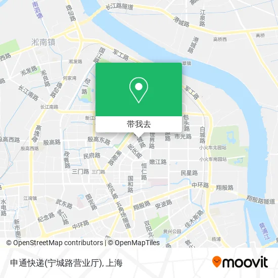 申通快递(宁城路营业厅)地图